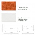 UPHOLSTERED BED "Erice"
